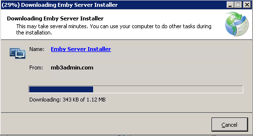 backup emby server