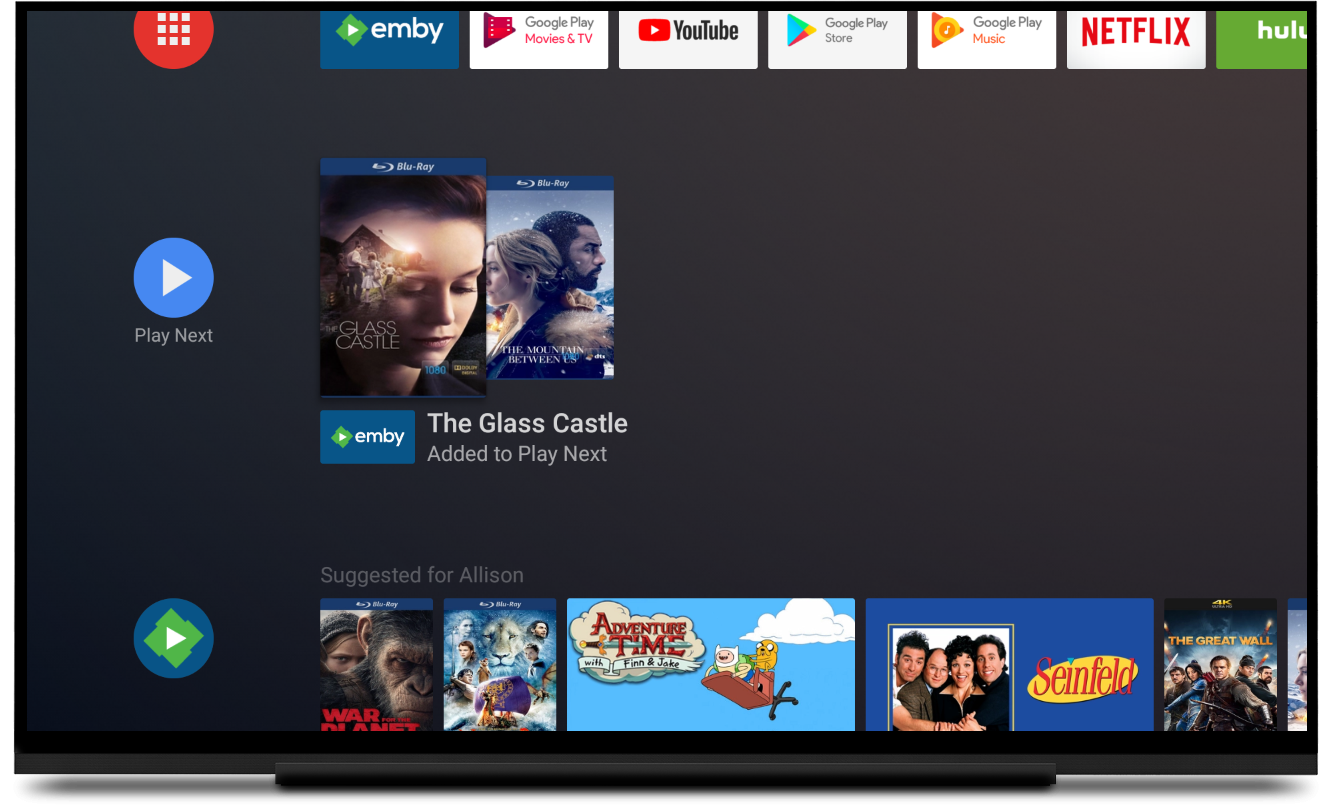 emby client android tv