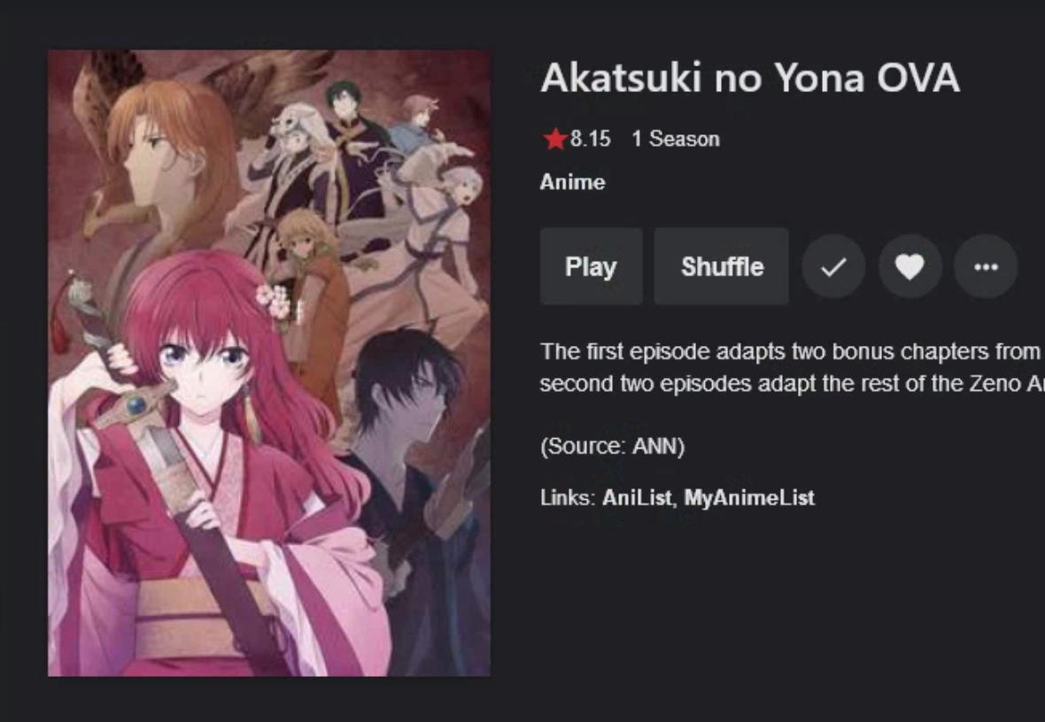 Akatsuki no Yona - Anime - AniDB