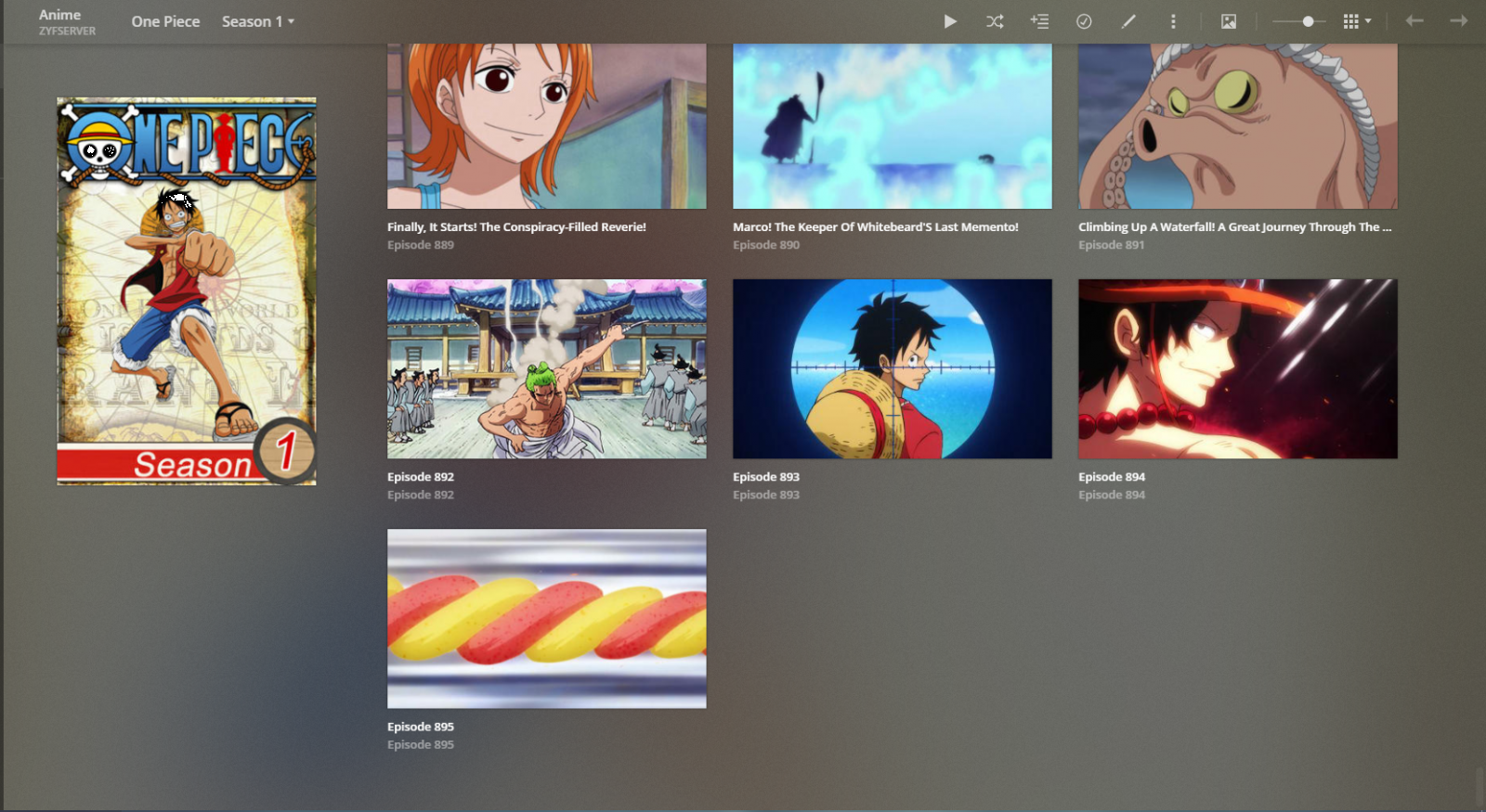 anime on plex