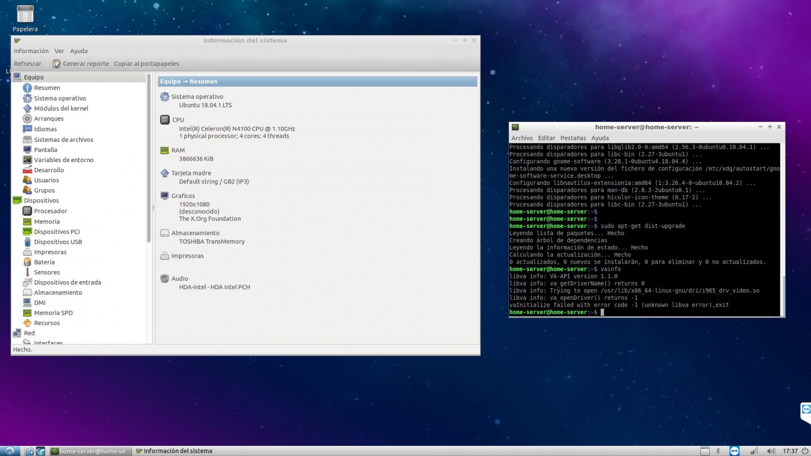 ubuntu install intel graphics driver command line