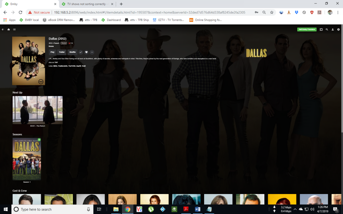 TV Shows Not Sorting Correctly General Windows Emby Community TV Shows Not Sorting Correctly General Windows Emby Community