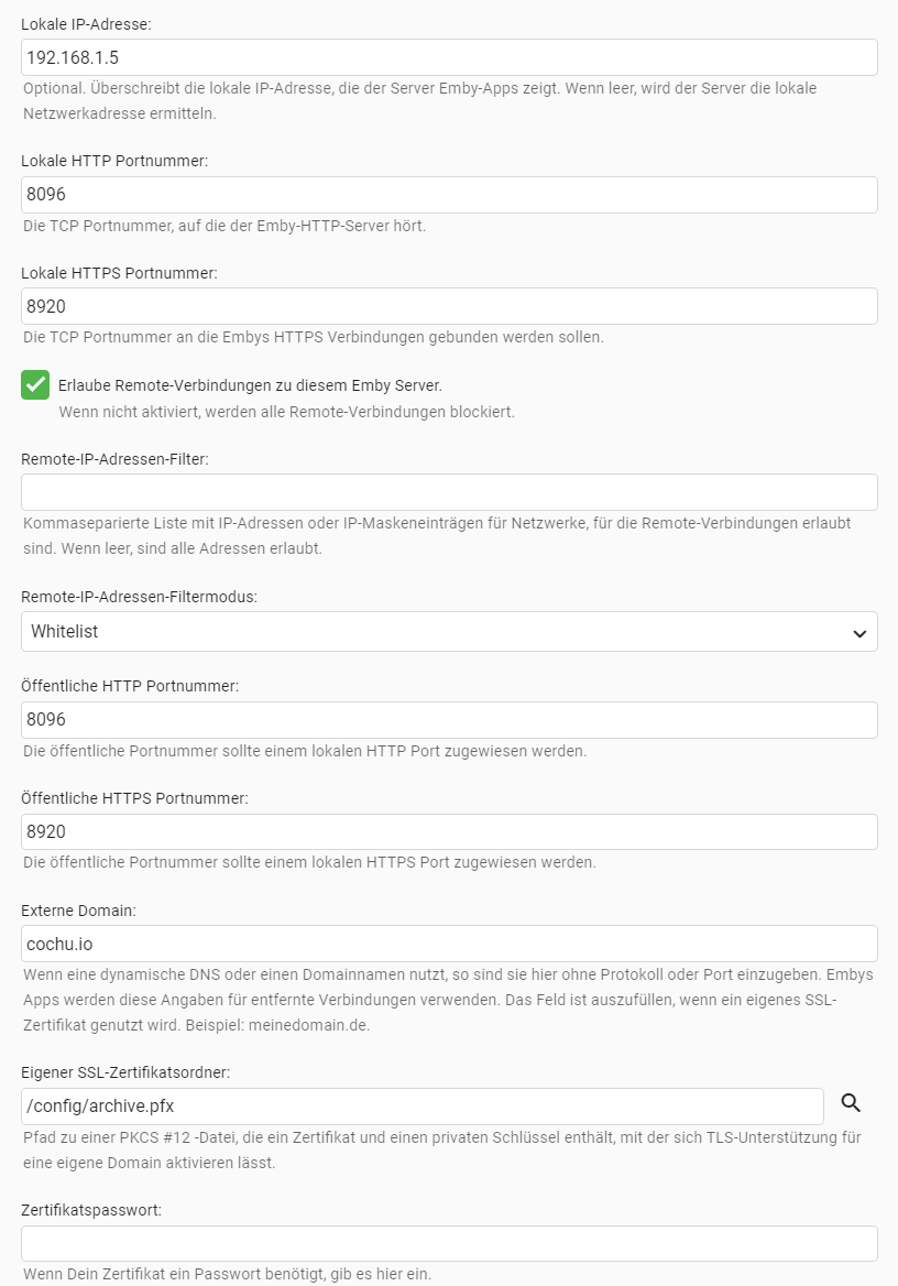 Ssl not working err connection reset linux emby community