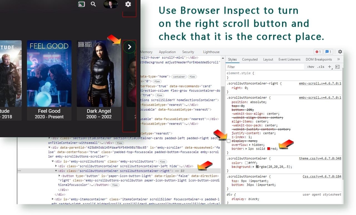 Turn on lost right scroll button to check position.jpg