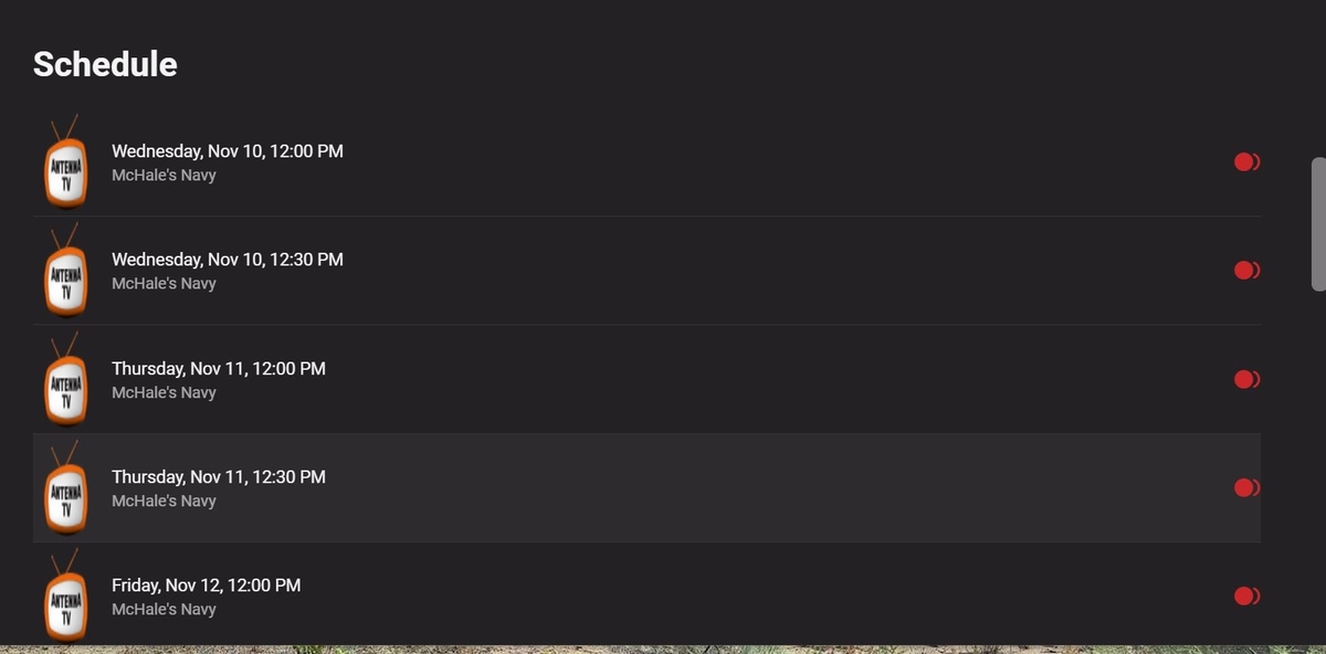 McHale's scheduled to record.jpg