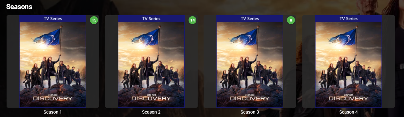 TvShows - All Seasons of show use Season 1 Metadata - General/Windows -  Emby Community