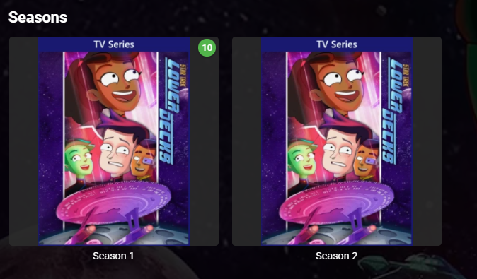 TvShows - All Seasons of show use Season 1 Metadata - General/Windows -  Emby Community