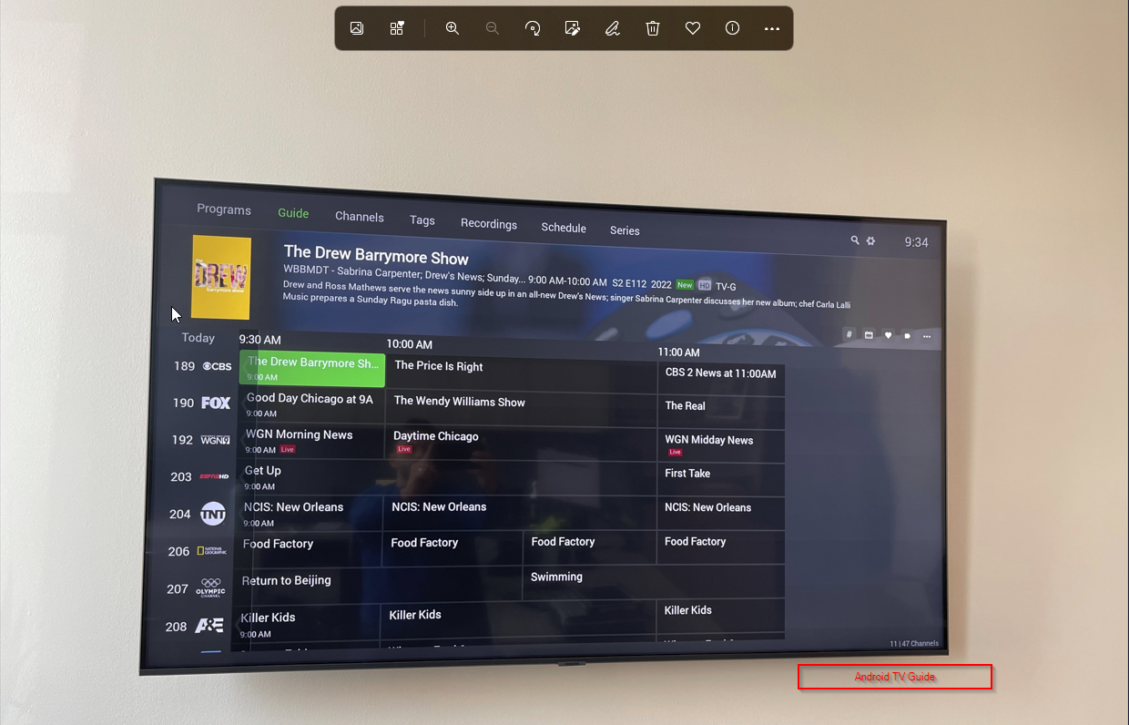 Expand Live TV Guide View Samsung Smart TV Emby Community