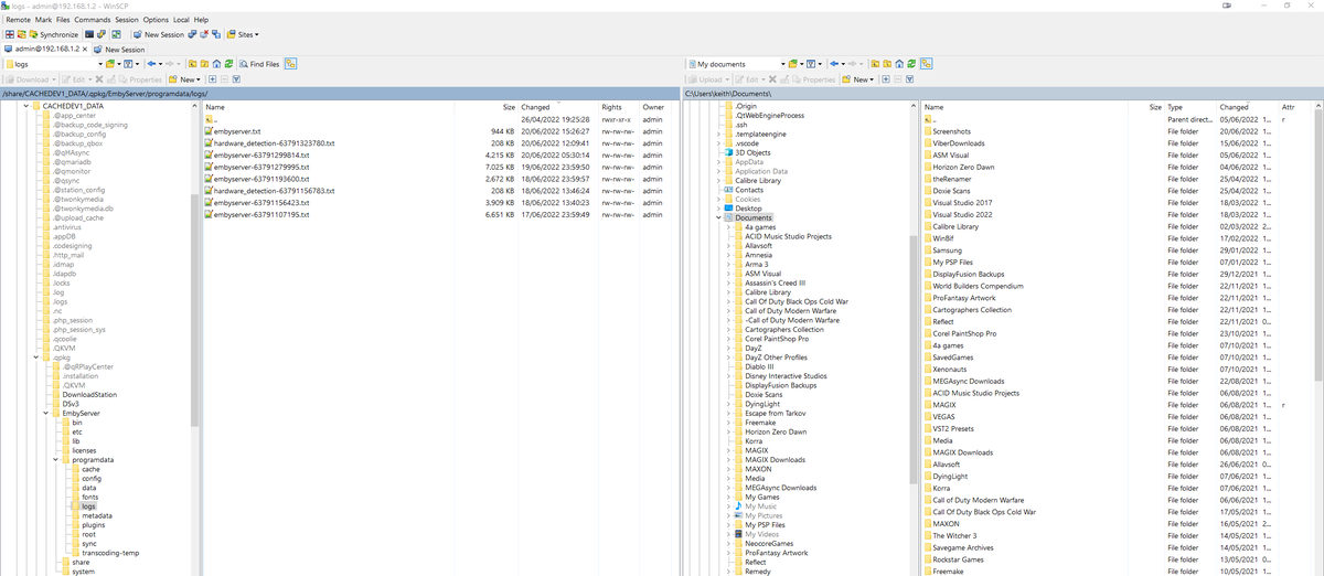 WinSCP Browse to Emby Logs.png