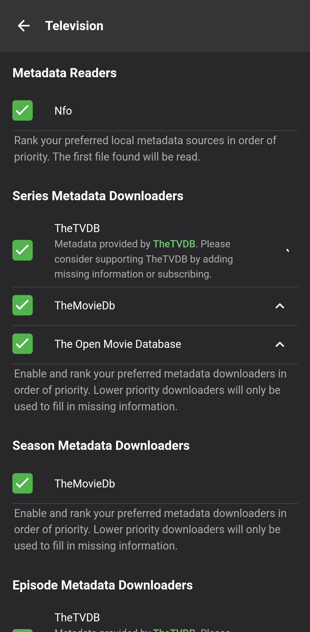 Is there any way to speed up a library scan after media