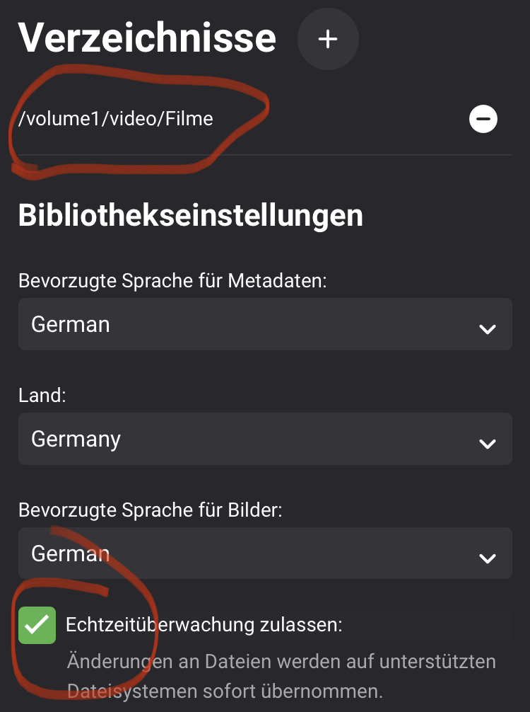 Scan of library after media added Linux Emby Community
