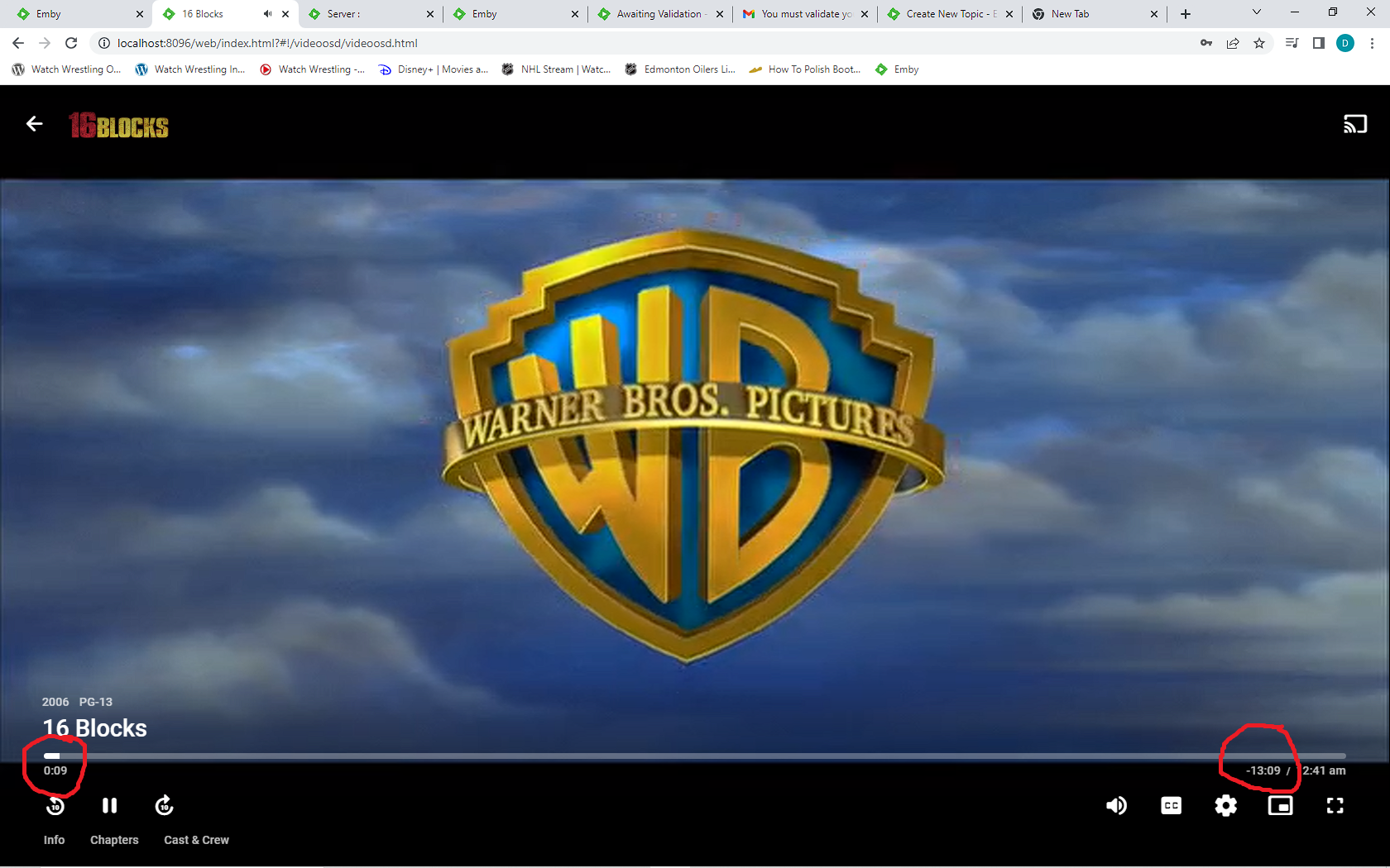some dvds do not load completely ? Runtime is also affected.... General/Windows Emby Community