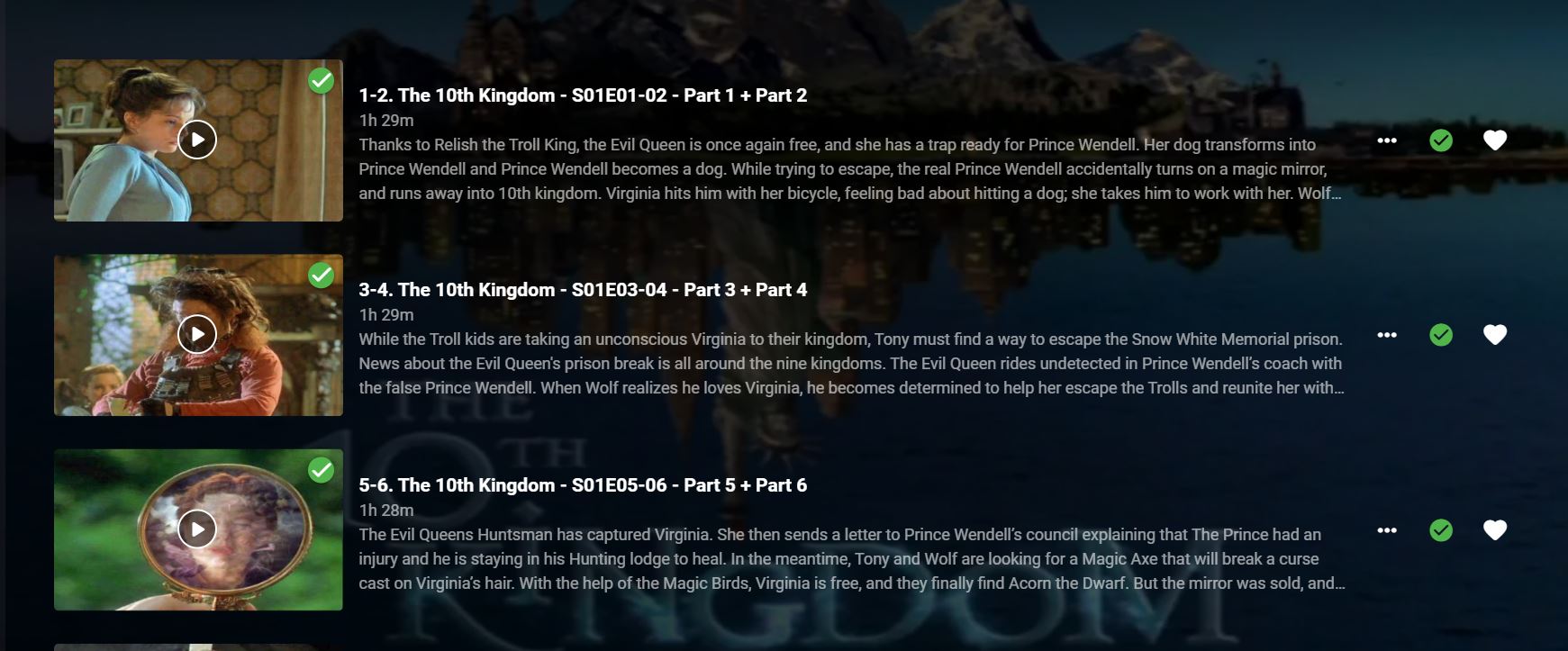 Movie list with plots like we get for tv general windows emby