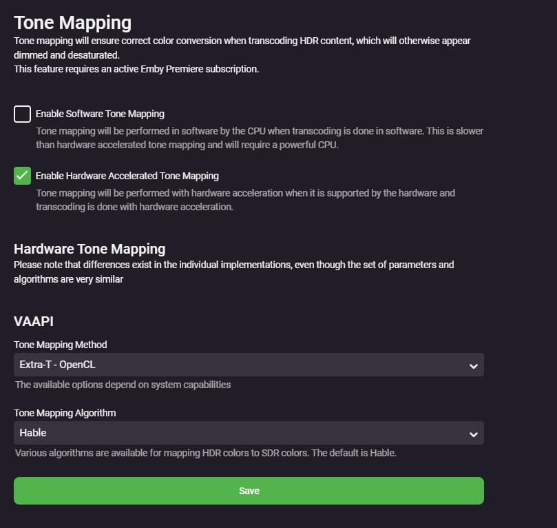 Hdr Transcoding Without Tone Mapping Generalwindows Emby Community