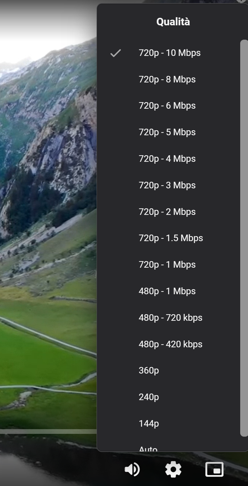 Set limit to bitrate in player General/Windows Emby Community