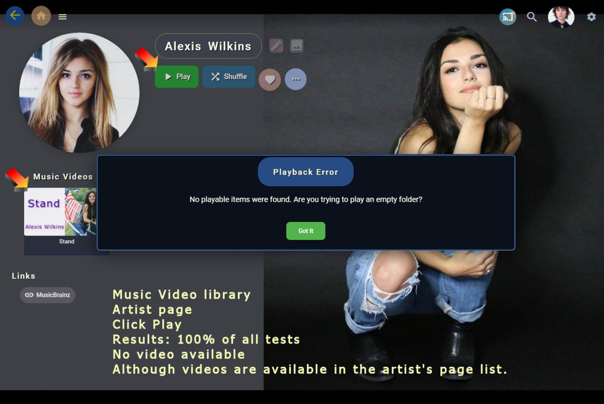 Music Videos - Artist page - videos show but play button always fails.jpg