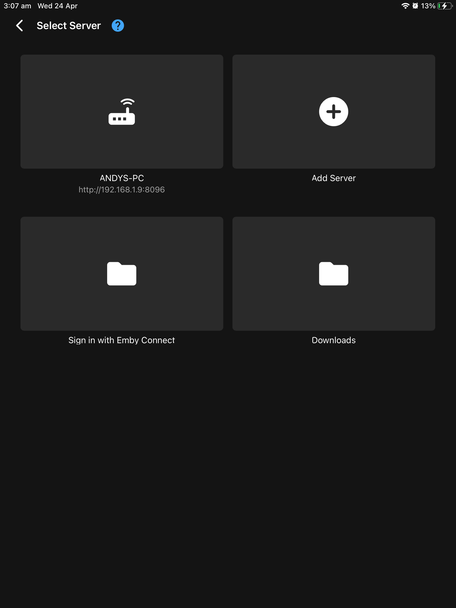Ipad can t connect to server following emby server update on 19 4