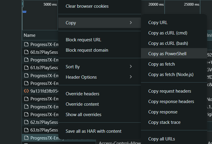 Unable to curl into session_id, but I can get to /emby/sessions ...
