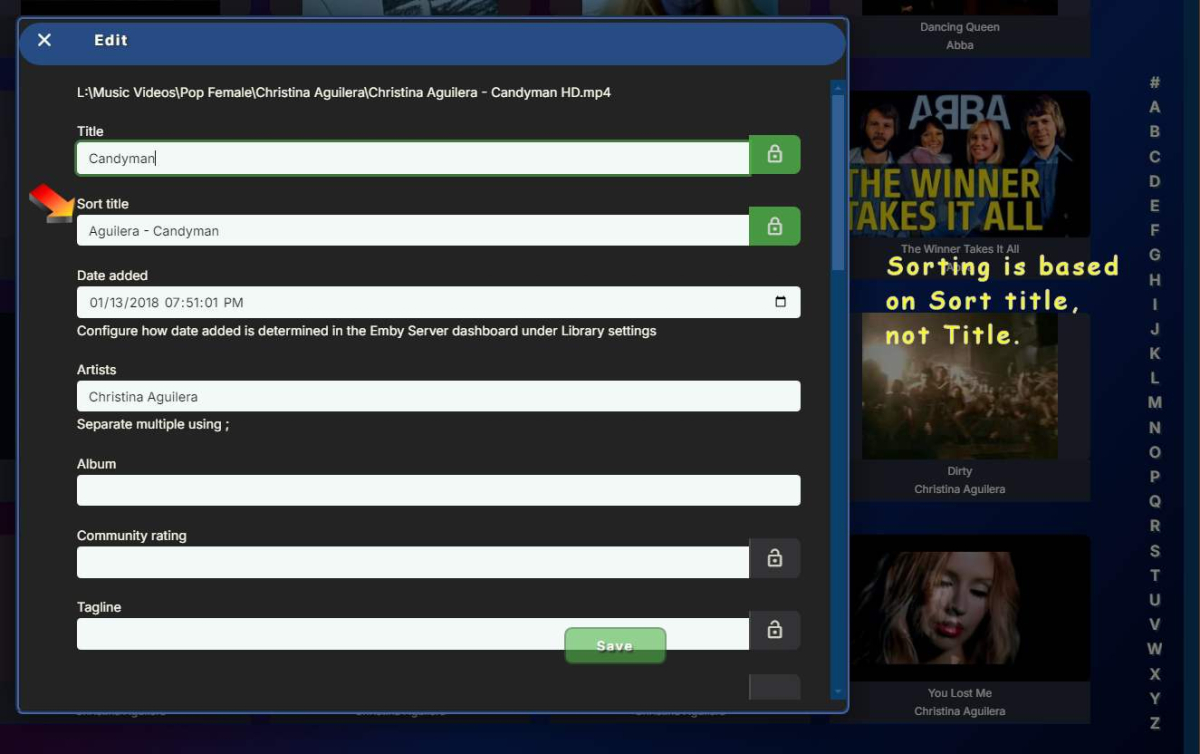 Sorting by Sort title.jpg