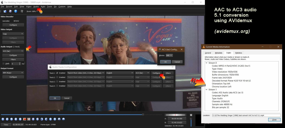 Convert AC3 to EC3 example with AVIDEmux setup.jpg