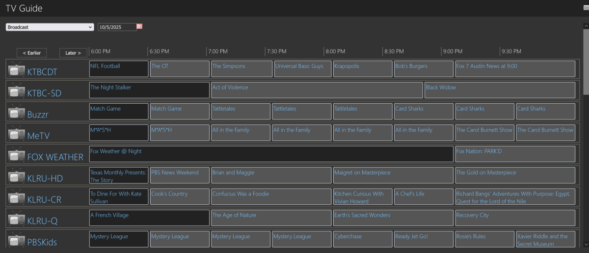 Screenshot Correct Guide Times TV Guide - WebMediaPortal.png