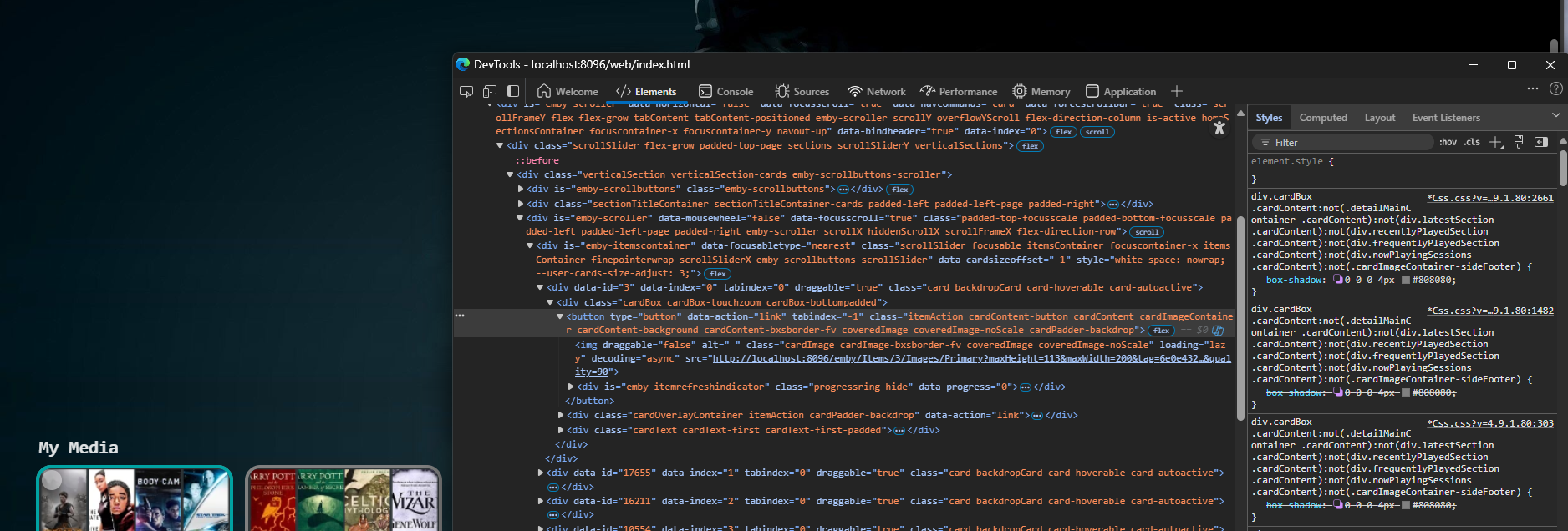 A few css bits mostly from other people - Page 9 - Web App CSS - Emby ...