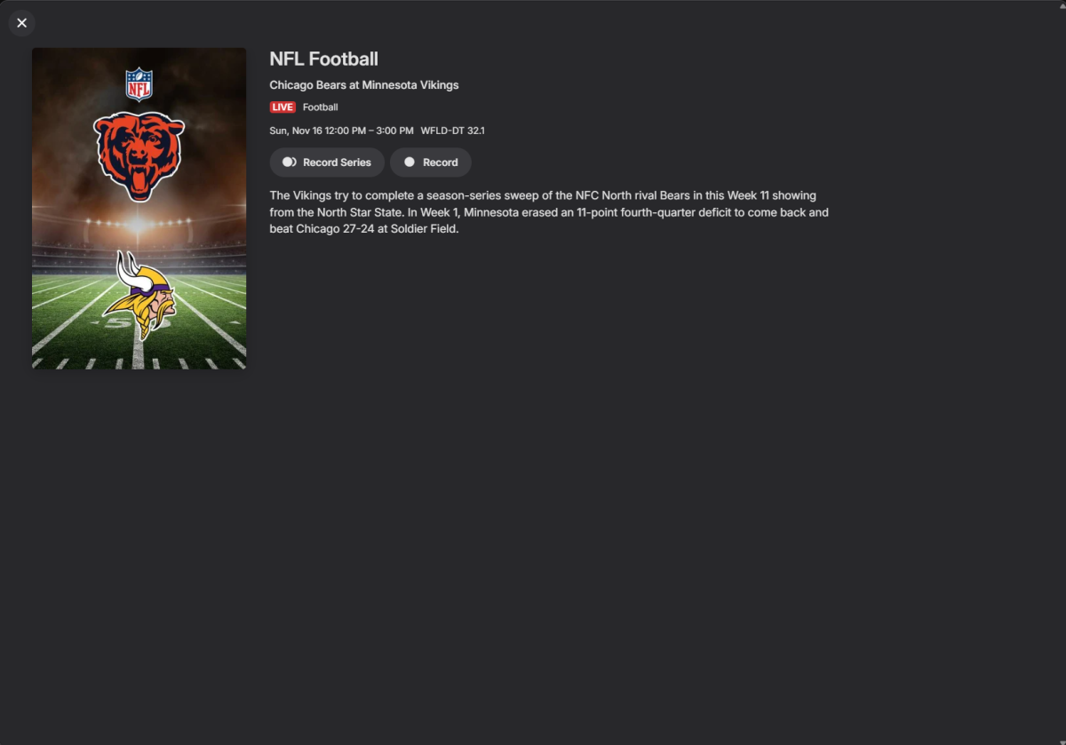 Chicago Bears Listing Not Being Recorded.png